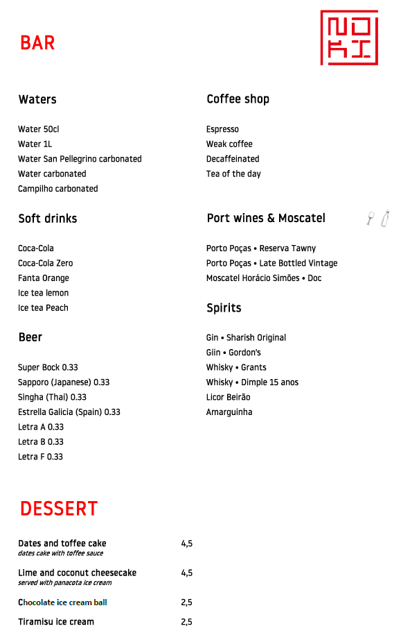 BAR | DESERT