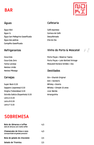 BAR | SOBREMESA